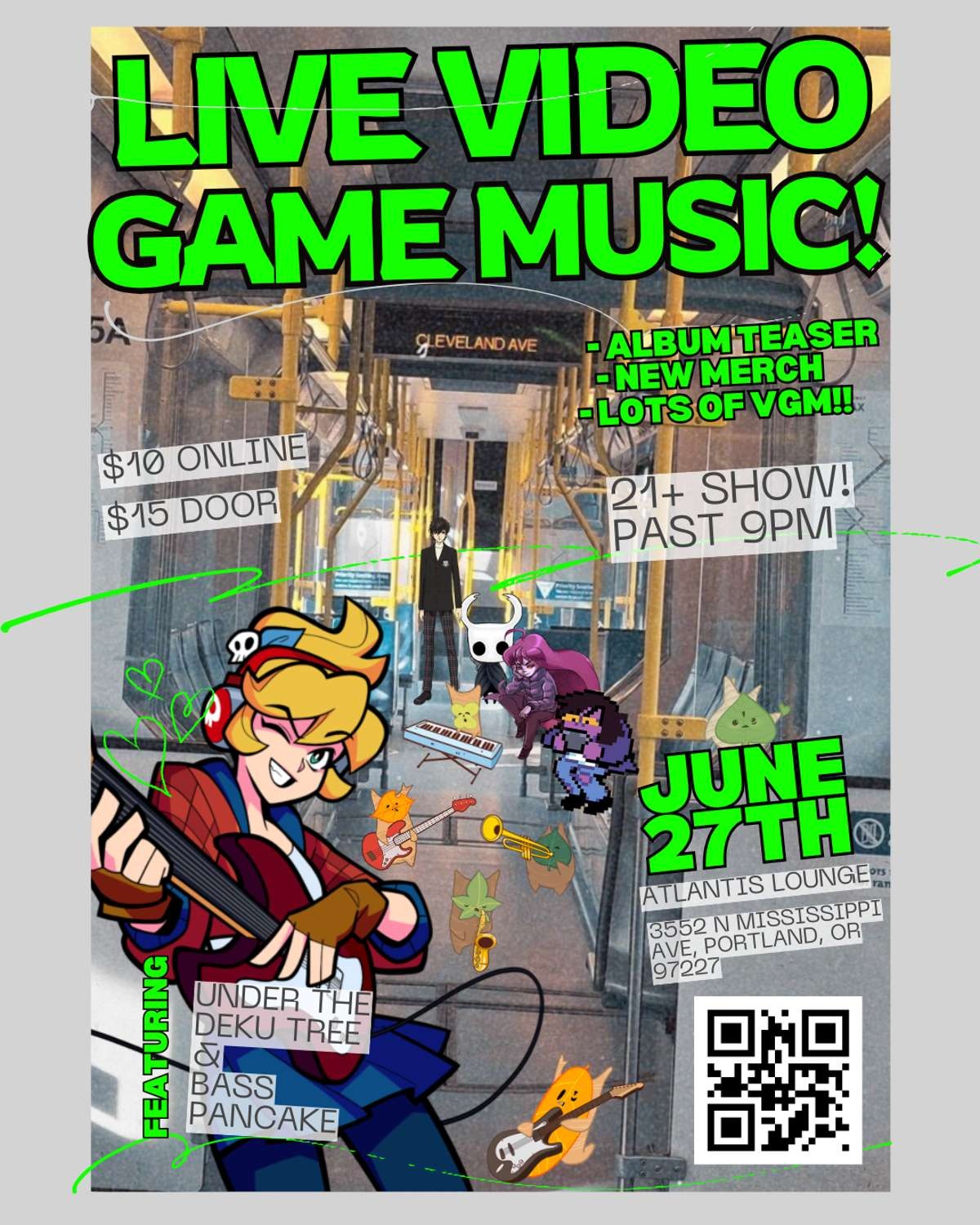 Live Video Game Music | Mississippi Pizza & Atlantis Lounge