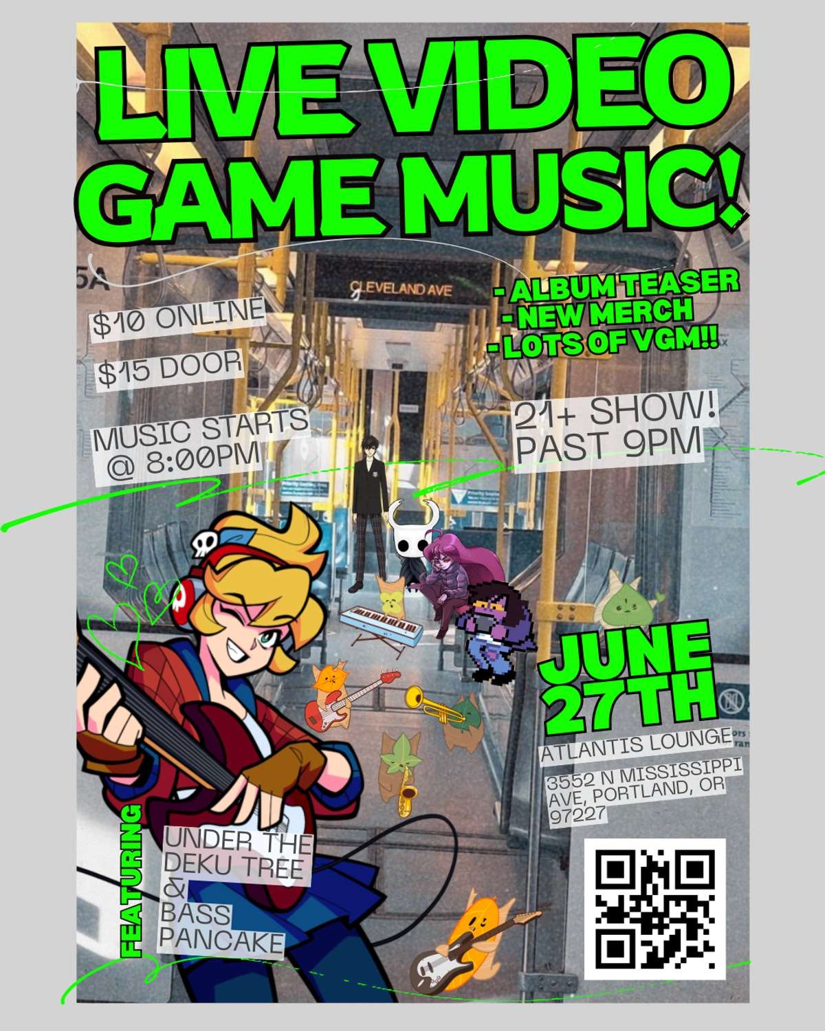 Live Video Game Music | Mississippi Pizza & Atlantis Lounge